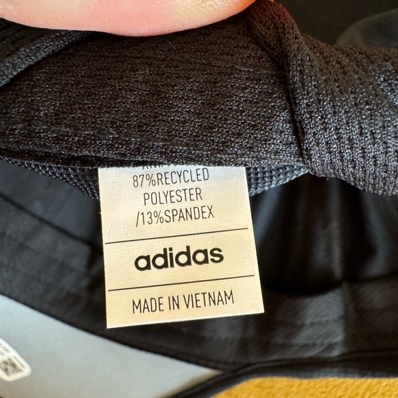 Adidas Polyester Black Aeroready Athletic Cap UPF 50 - Picture 10 of 11